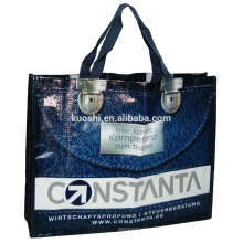 2018 China supplier wholesales for promotional custom pp woven bag with button
